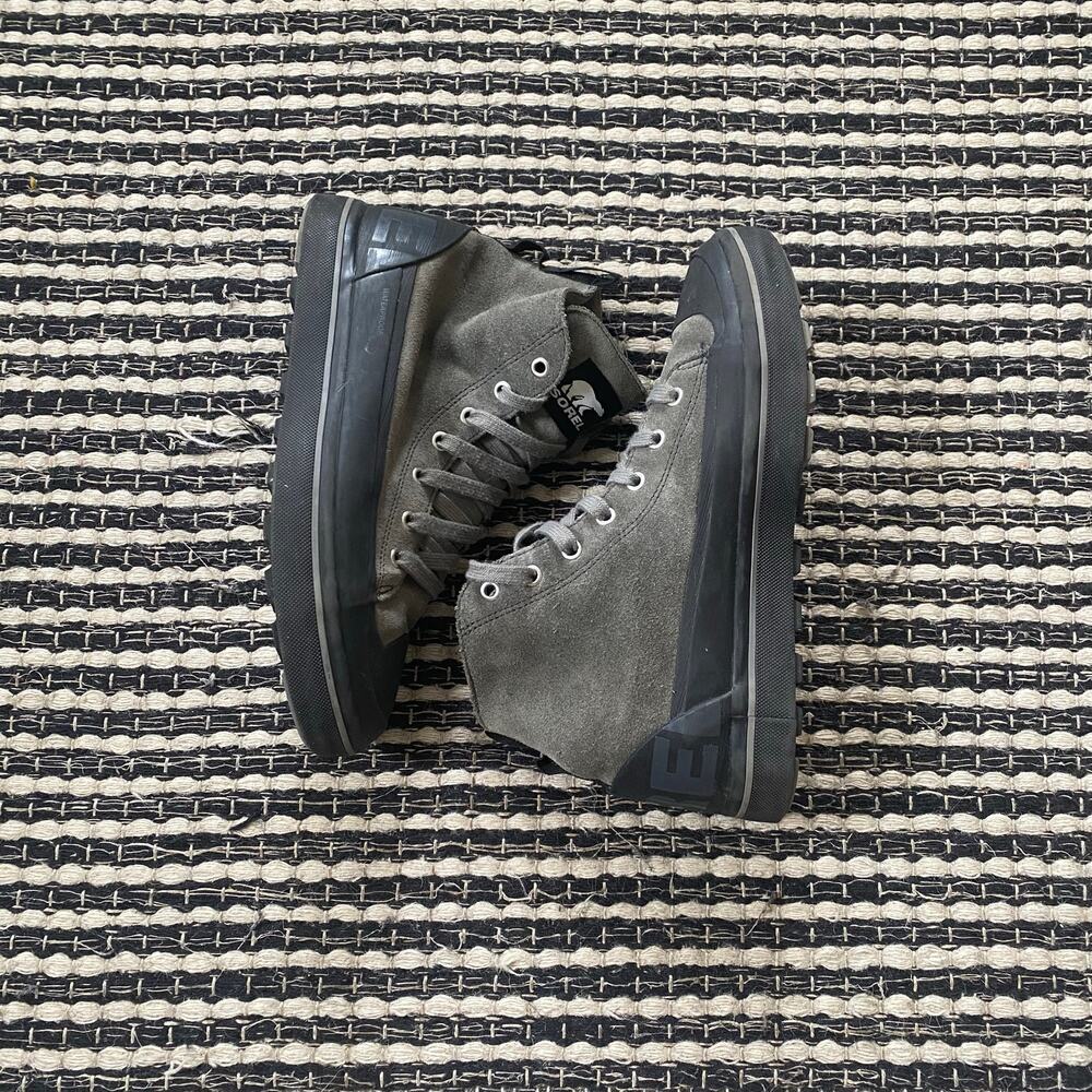 🌿Sorel Mens Gray Cheyanne Metro 2 Waterproof High-top Sneaker Boots 7.5